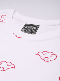 Difference of Opinion Men Printed Drop-Shoulder Sleeves Oversized Pure Cotton T-shirt