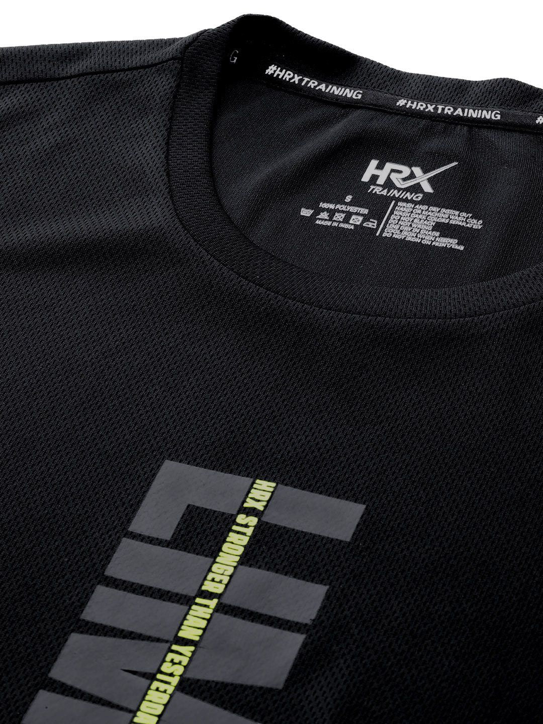 HRX by Hrithik Roshan Printed Rapid-Dry Training T-shirt