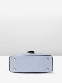 all about you Geometric Structured Satchel