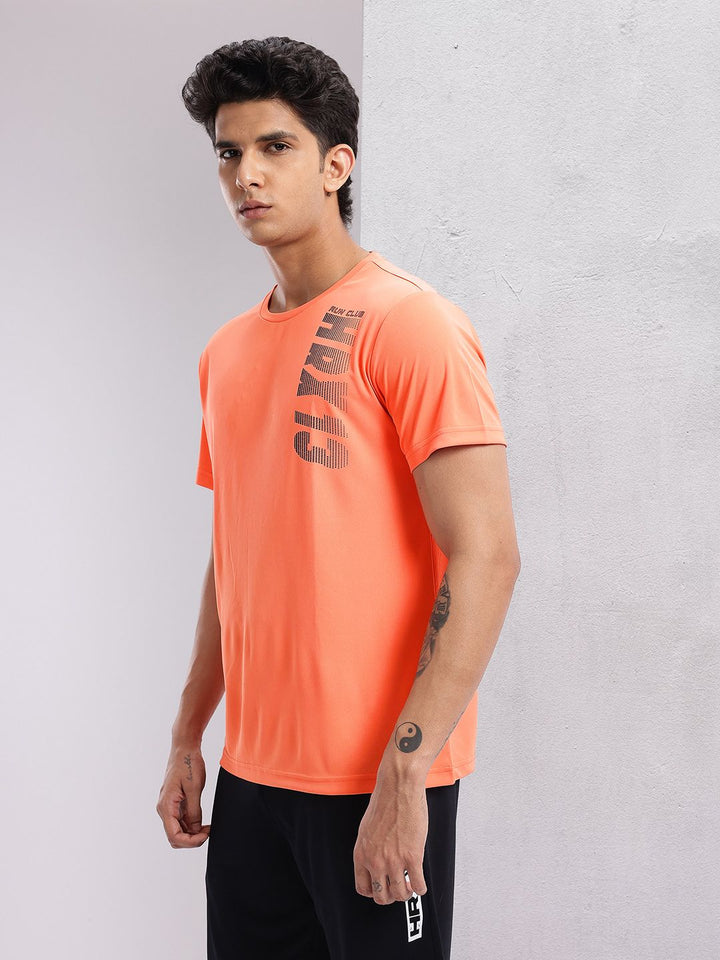 HRX by Hrithik Roshan Men Typography Printed Rapid-Dry Running T-shirt