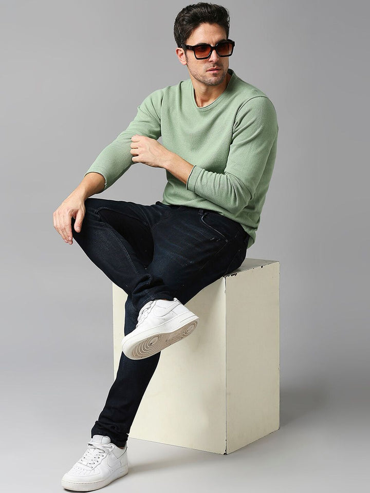 SPYKAR Men Slim Fit Low-Rise Low Distress Light Fade Stretchable Cotton Jeans