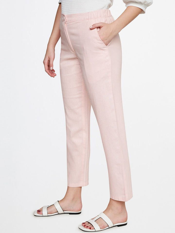 AND Women Mid-Rise Tapered Fit Trousers