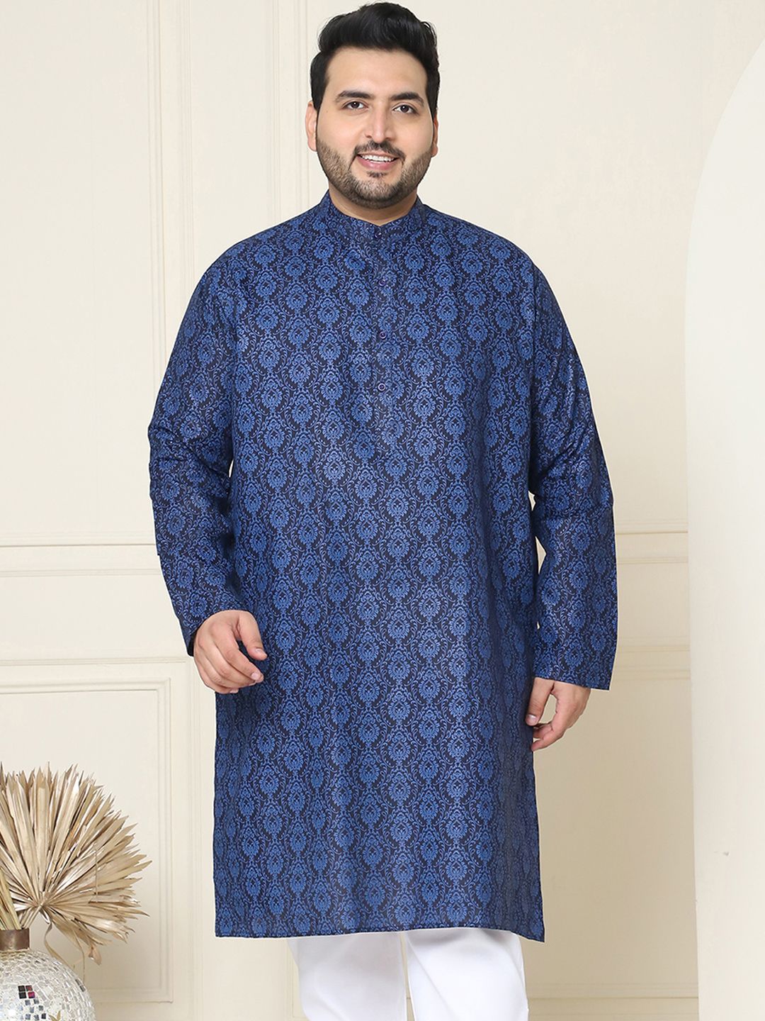 SOJANYA PLUS Motif Etnik Bercetak Kurta