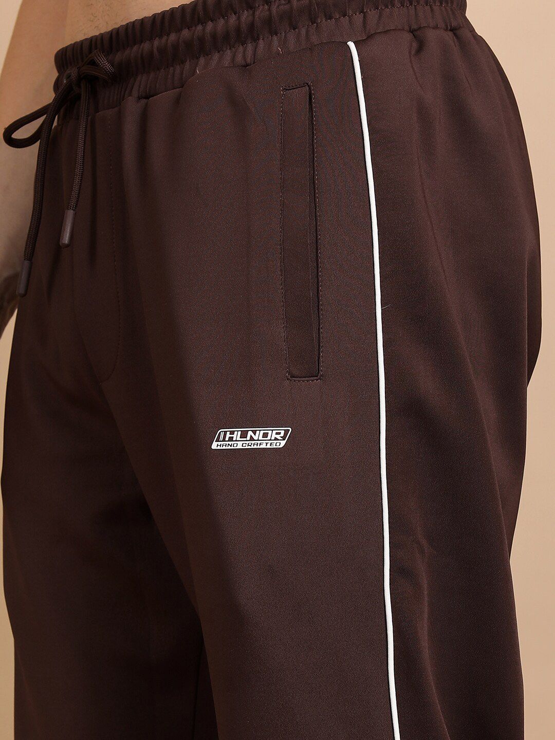 HIGHLANDER Relaxed Fit Drop Shoulder Full Zip Highneck Sweatshirt With Track Pant Co-Ords