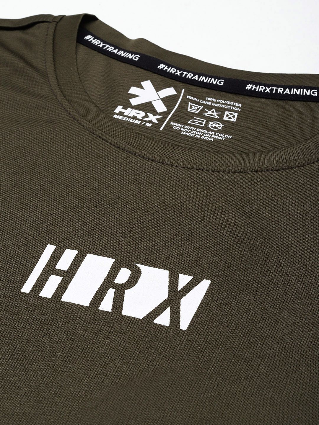 HRX by Hrithik Roshan Printed Rapid-Dry Training T-shirt