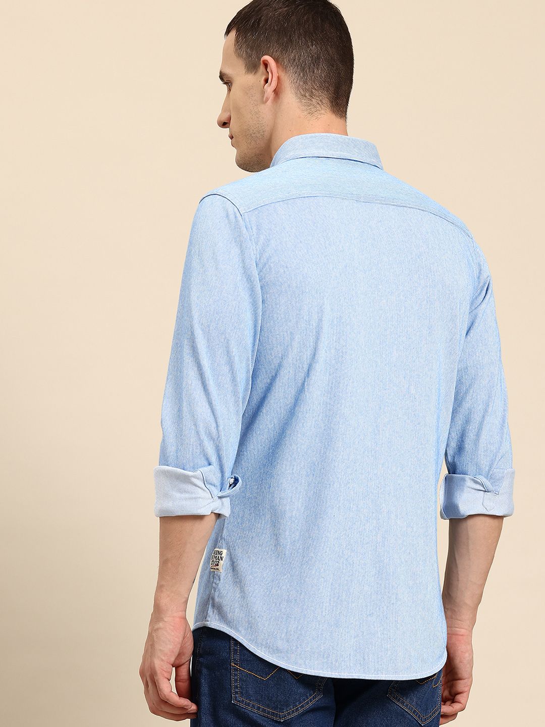 Being Human Slim Fit Opaque Casual Shirt