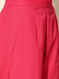Anouk Pink Ethnic Printed Tunic with Trousers