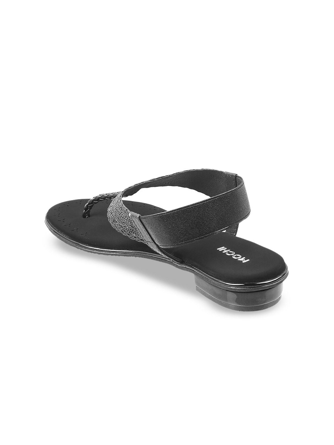 Mochi Women Backstrap Synthetic T-Strap Flats