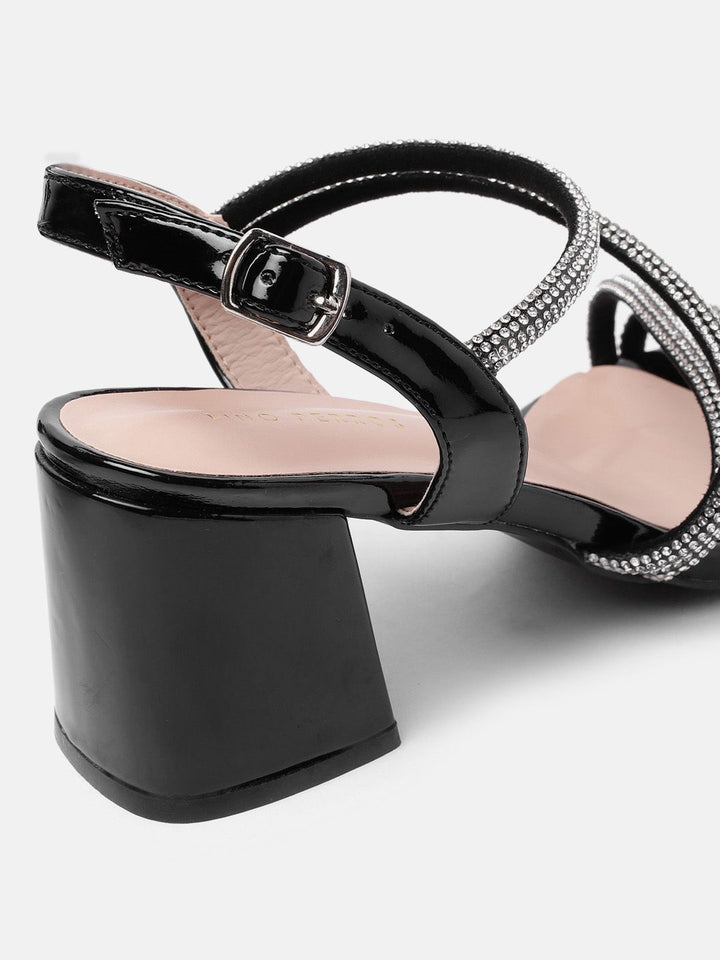Lino Perros Embellished Block Heels