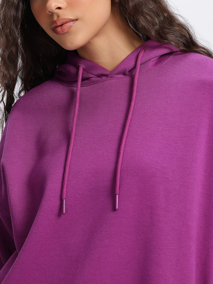 DressBerry Back Printed Hooded Sweatshirt