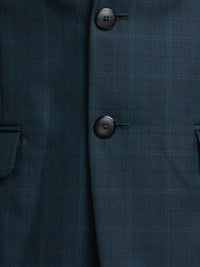 Raymond Men Checked Single Breasted Two Piece Formal Suit