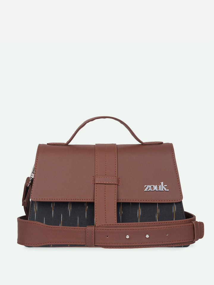 ZOUK Kriti Sanon - Ikat GreRe Iconic Evening Structured Satchel