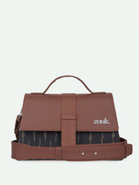 ZOUK Kriti Sanon - Ikat GreRe Iconic Evening Structured Satchel
