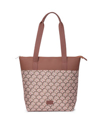 ZOUK Floral Printed Structured Tote Bag