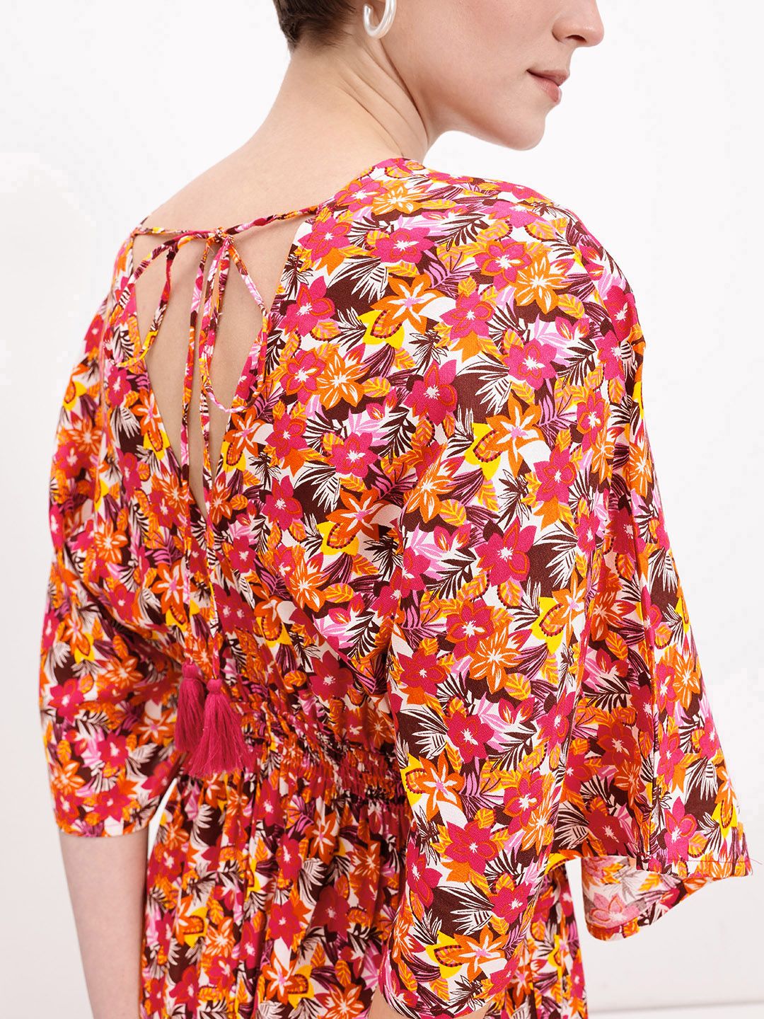 DressBerry Smock Waist Midi Dress