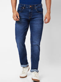 SPYKAR Men Mid Rise Heavy Fade Jeans