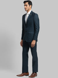 Raymond Men Checked Single Breasted Two Piece Formal Suit