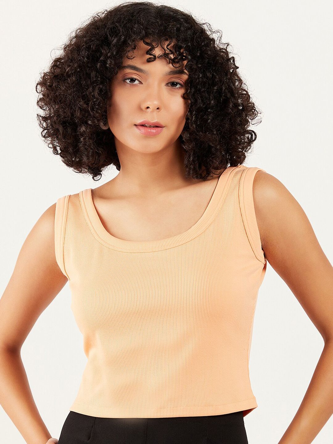 Athena Round Neck Sleeveless Tank Top
