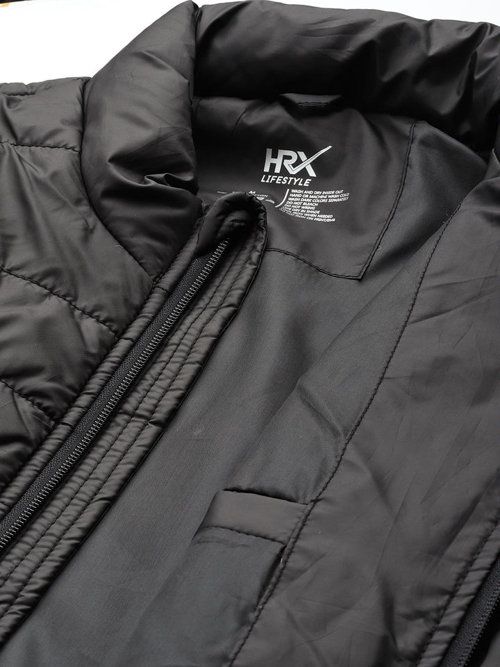 HRX oleh Hrithik Roshan Men Lelaki Hitam Padded