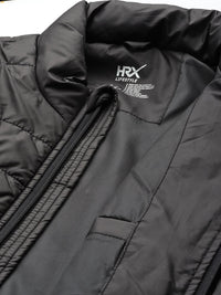HRX oleh Hrithik Roshan Men Lelaki Hitam Padded