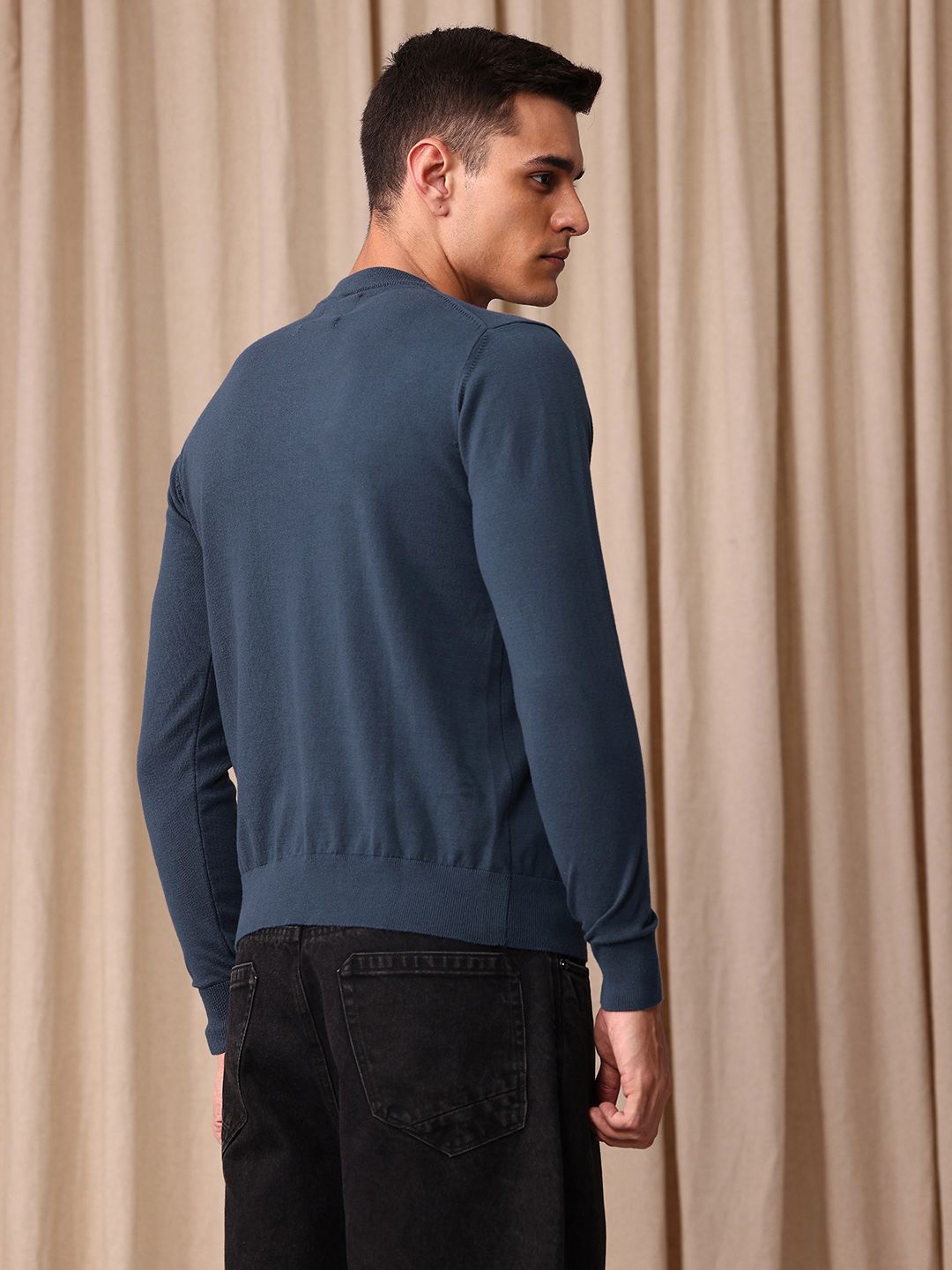 Mr Bowerbird Round Neck Tailored Pullover Sweater