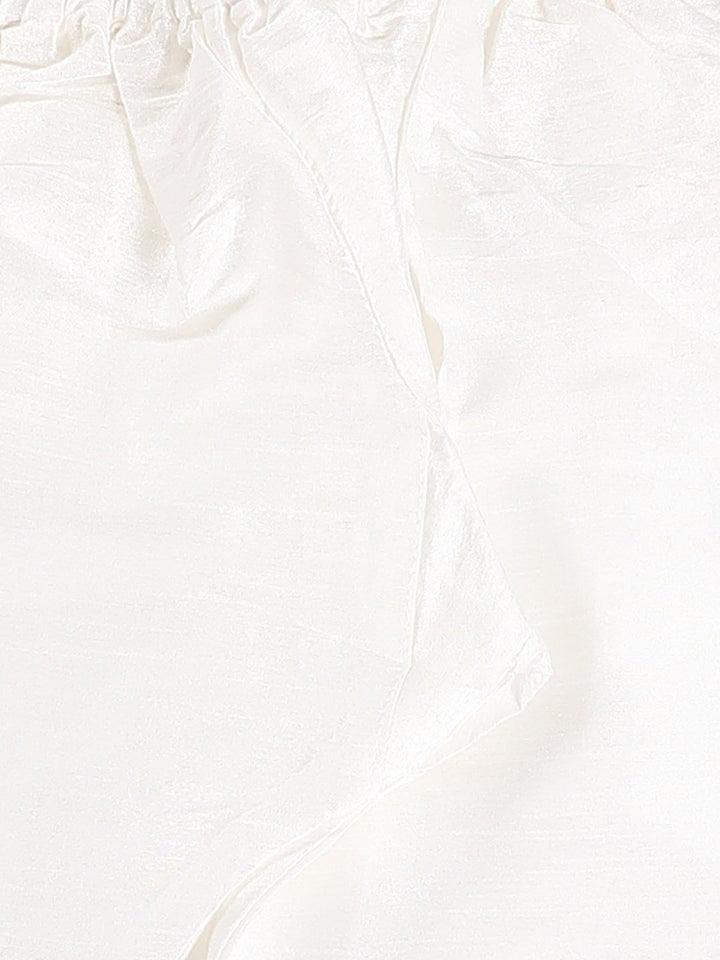 VASTRAMAY Boys White Kurta with Pyjamas