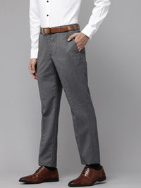 Park Avenue Men Checked Formal Trousers