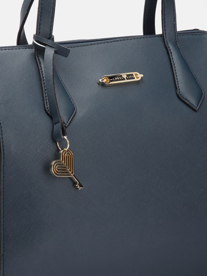 The Label Life Colourblocked Structured Shoulder Bag