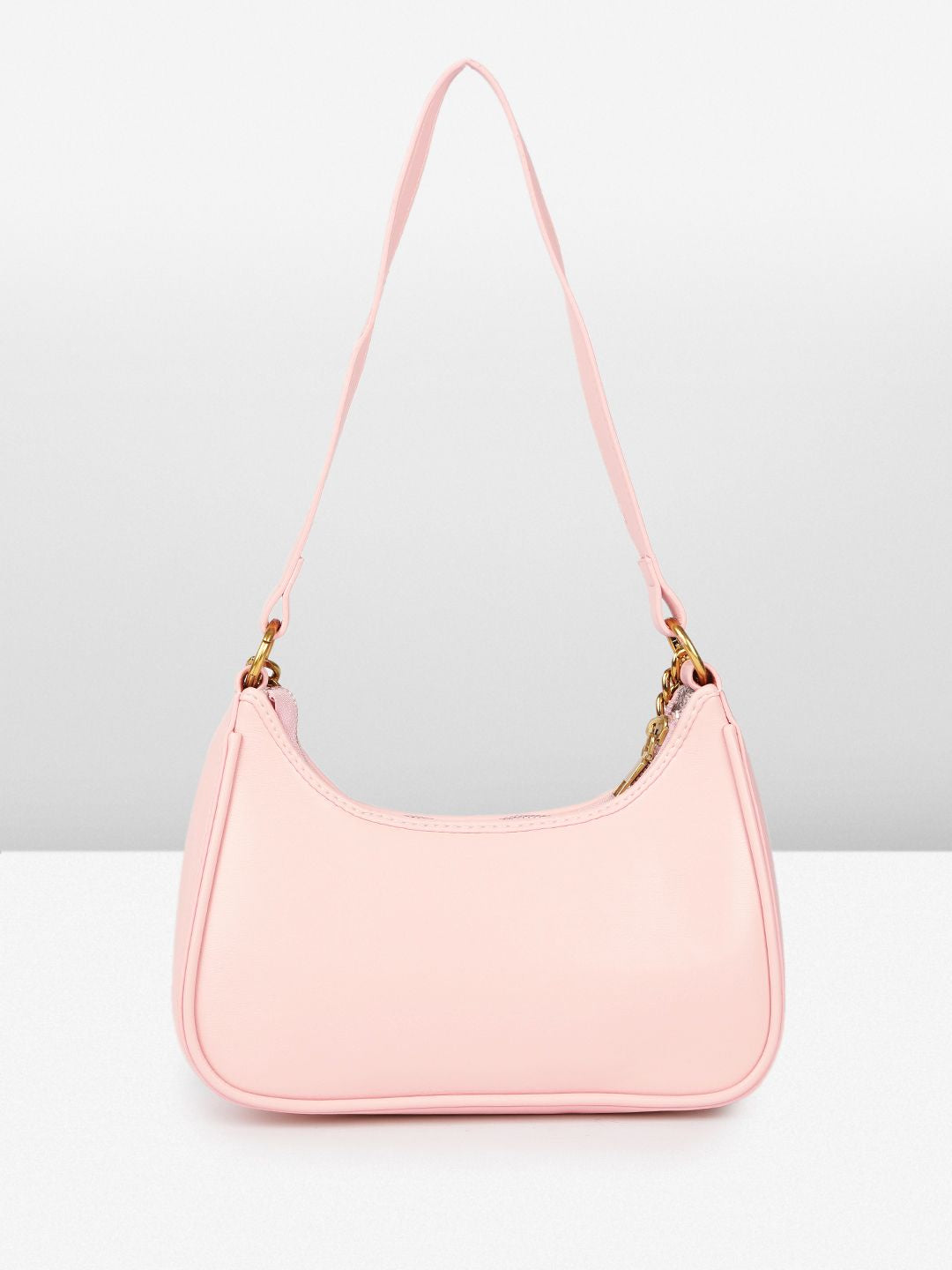 DressBerry Textured Structured Hobo Bag