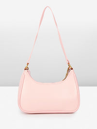 DressBerry Textured Structured Hobo Bag