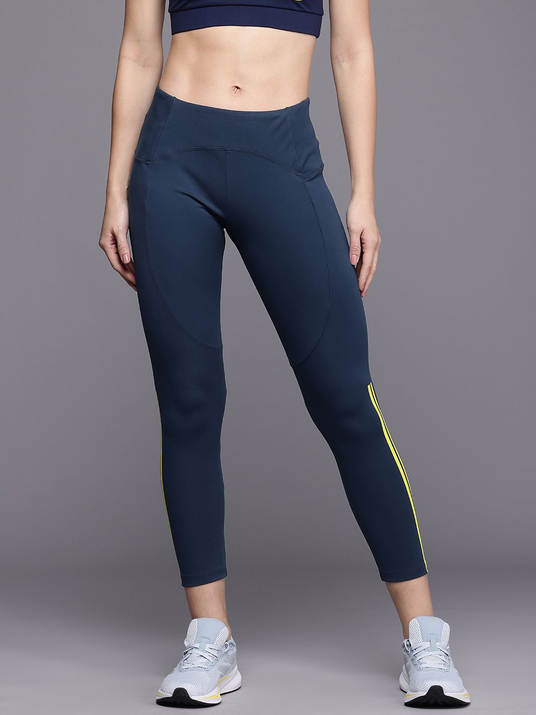 HRX by Hrithik Roshan Women Rapid Dry High Rise Slim Fit Cropped Training Tights