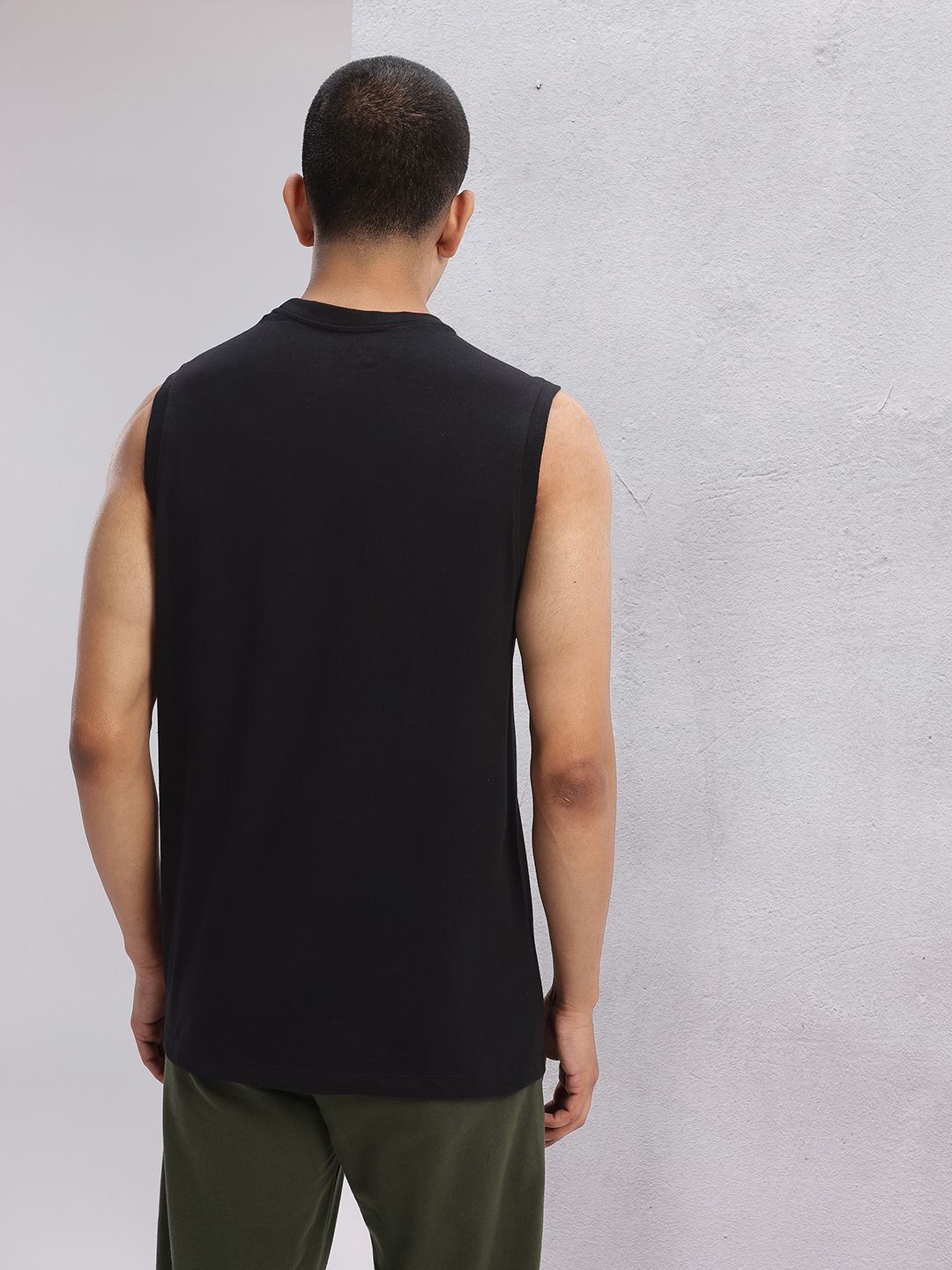 HRX by Hrithik Roshan Typography Printed Sleeveless Lifestyle T-shirt