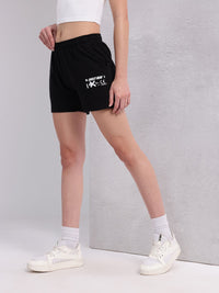 HRX by Hrithik Roshan Women Typography Printed Shorts