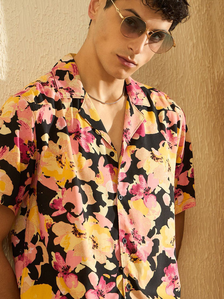 DENNISON Printed Shirt & Shorts Co-Ord