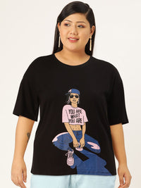 DressBerry Printed Pure Cotton T-shirt