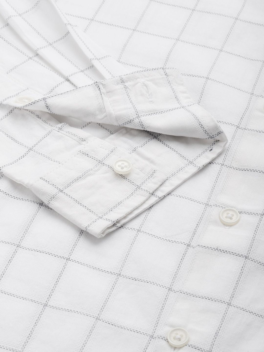 The Indian Garage Co Slim Fit Checked Casual Shirt