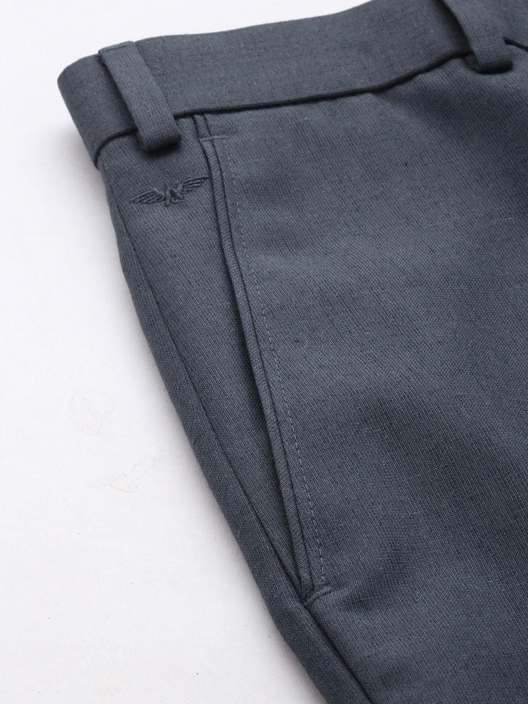Park Avenue Men Smart Fit Low-Rise Formal Trousers
