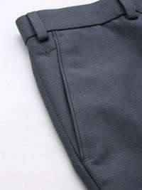 Park Avenue Men Smart Fit Low-Rise Formal Trousers
