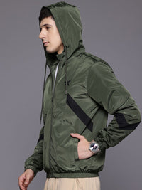 HRX by Hrithik Roshan Rapid-Dry Hooded Tailored Jacket