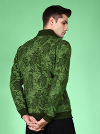 The Indian Garage Co Men Green Printed Sweatshirt