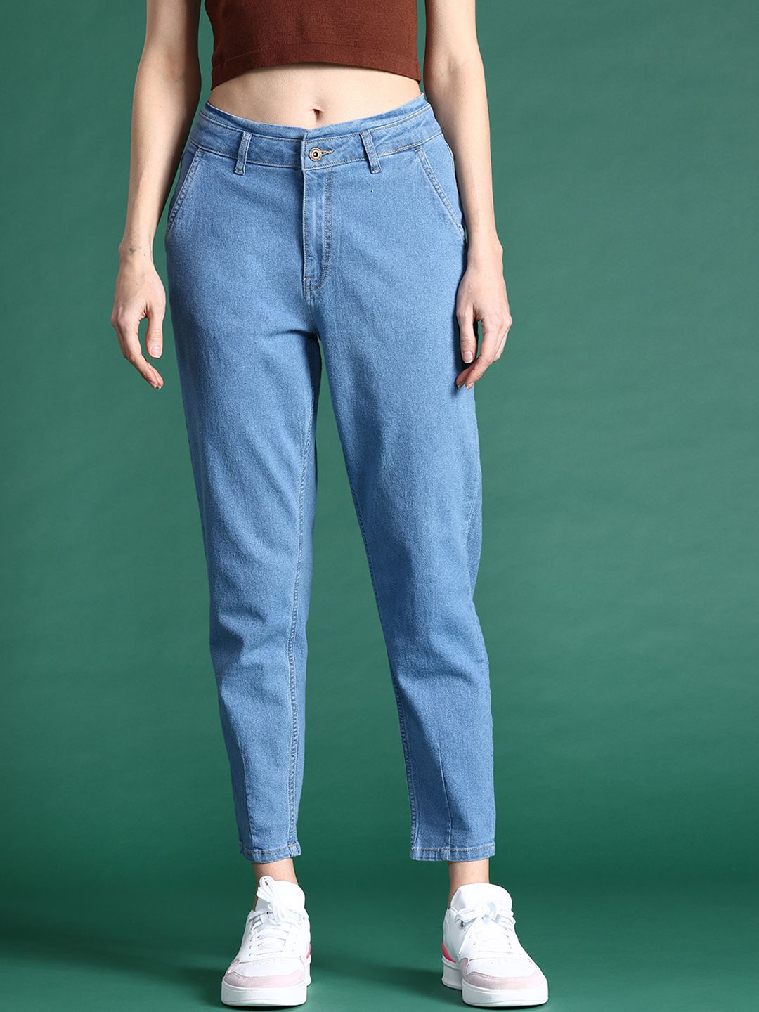 DressBerry Women Mom Fit Stretchable Jeans