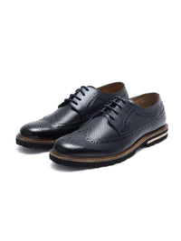 RARE RABBIT Men Formal Textured Brogues