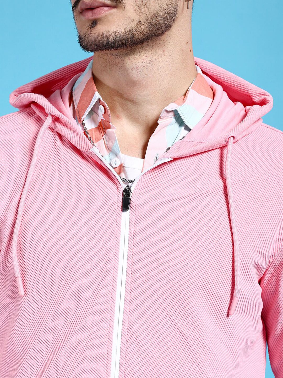 The Indian Garage Co Long Sleeves Hood Zipfront Sweatshirt