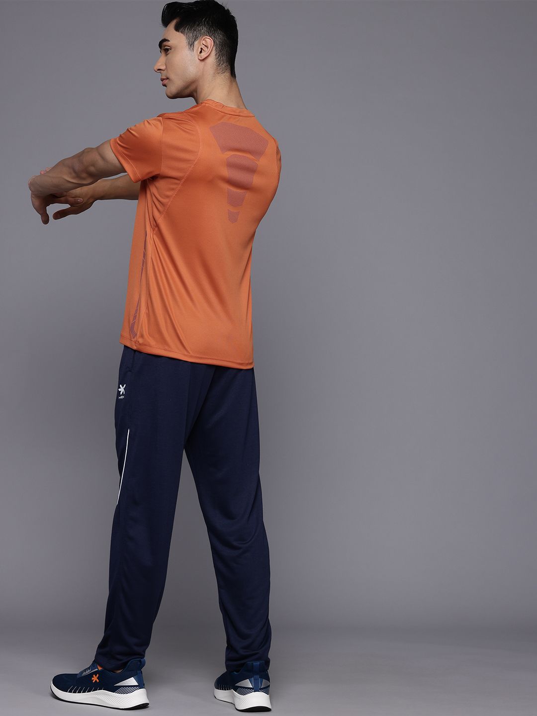 HRX by Hrithik Roshan Men Printed Rapid-Dry Training T-shirt
