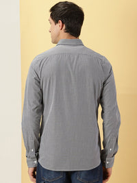 Thomas Scott Classic Slim Fit Micro Checked Pure Cotton Casual Shirt