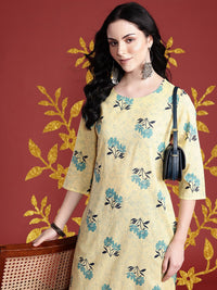 Anouk Women Pure Cotton Floral Printed Kurta