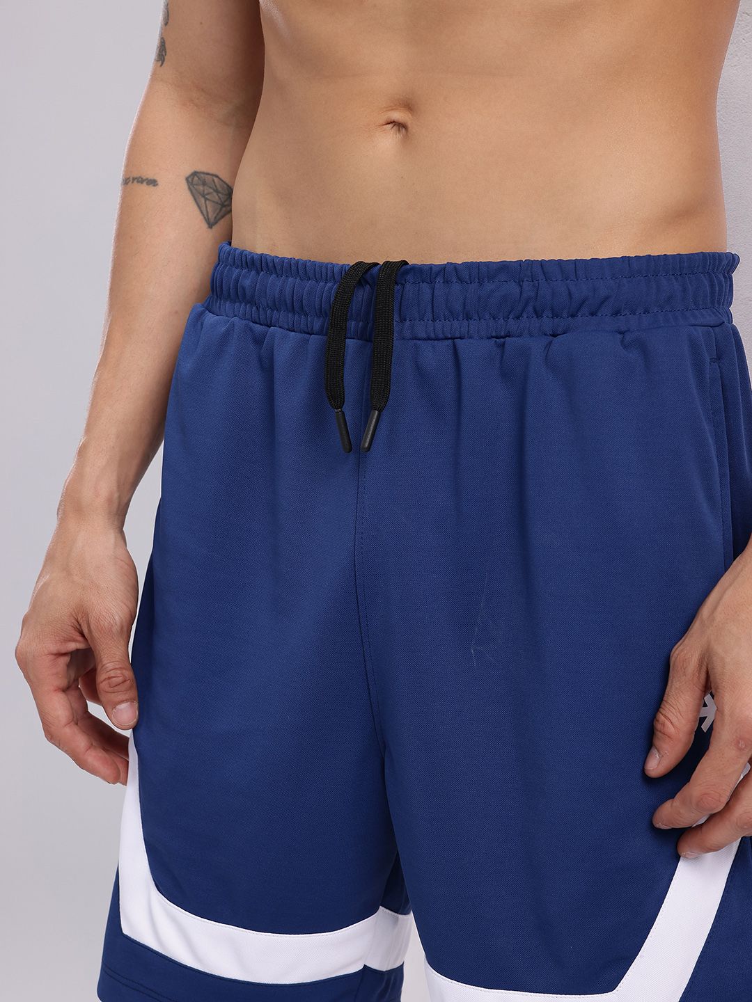 HRX by Hrithik Roshan Men Striped Rapid-Dry Running Shorts