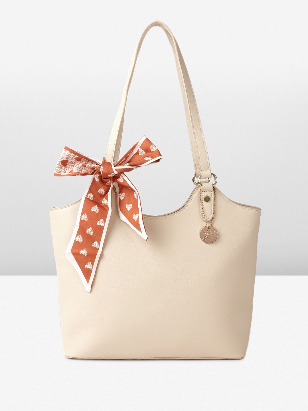 all about you Structured Shoulder Bag with Bow Detail