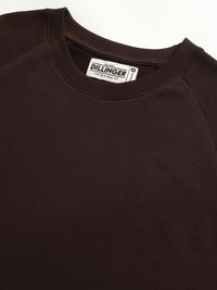 Dillinger Men Besar Kapas Soft Lengan Panjang Lengan Panjang Raglan T-Shirt