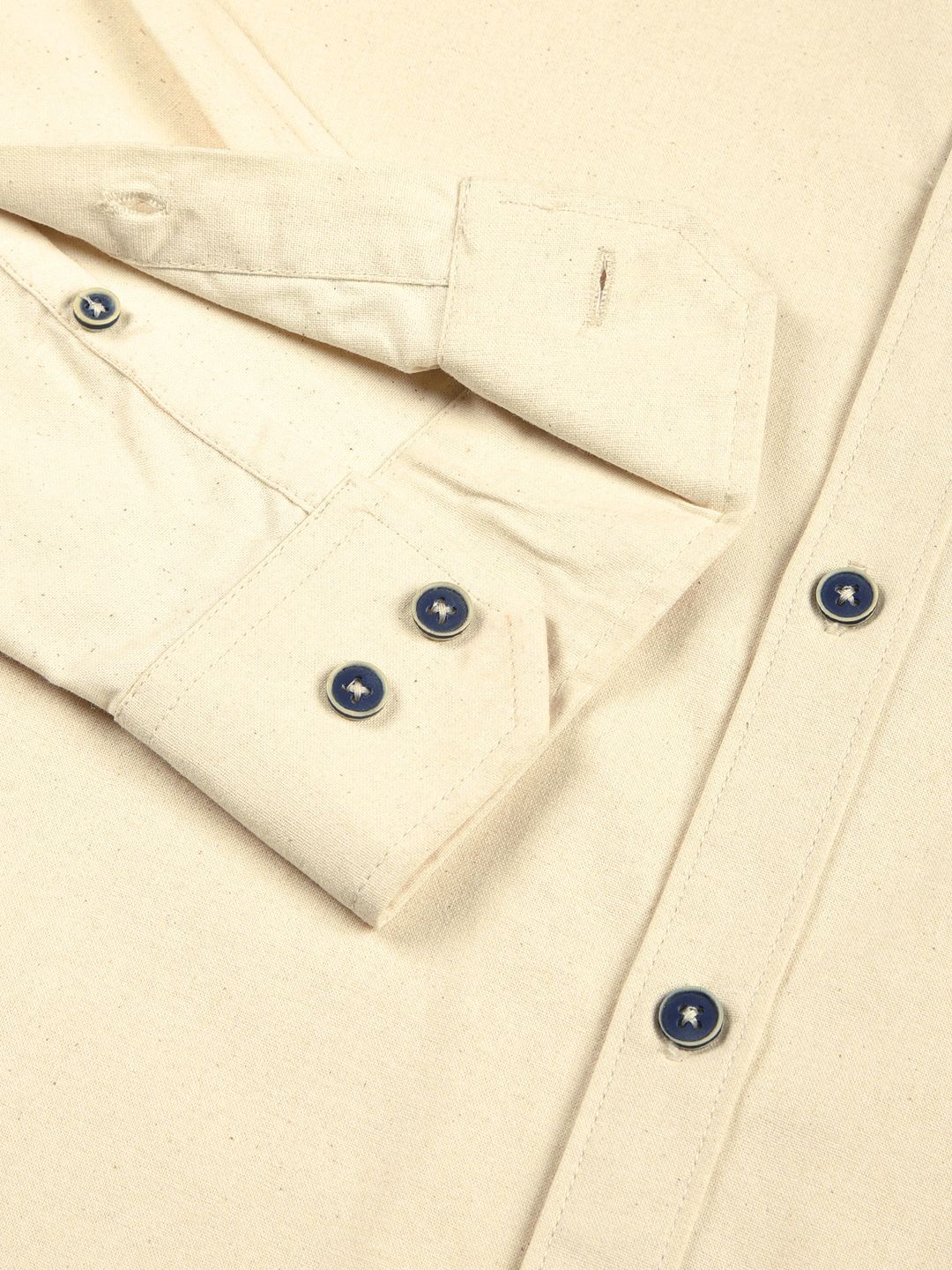 Thomas Scott Men Premium Button-Down Collar Solid Organic Cotton Slim Fit Casual Shirt